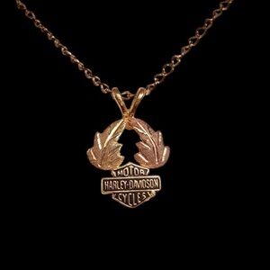 Harley-Davidson Gold Laurel Necklace